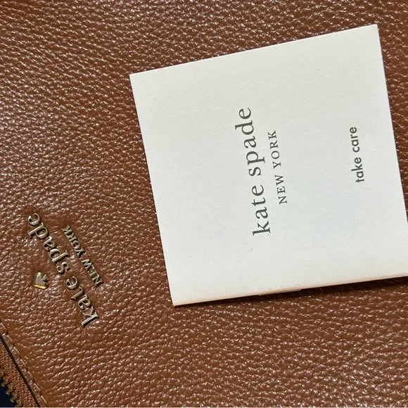 Kate Spade Brown Leather Crossbody Bag with Adjustable Strap - Picture 7 of 9